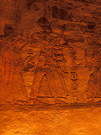 Foto Hieroglyphen - Abu Simbel