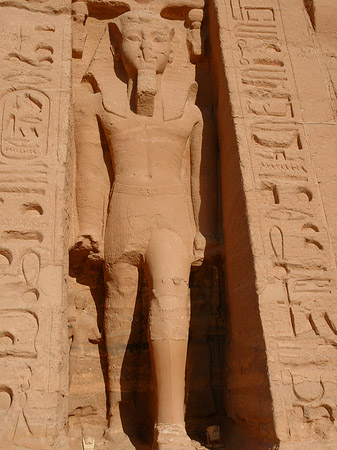 Foto Kolosstatue König Ramses II - Abu Simbel