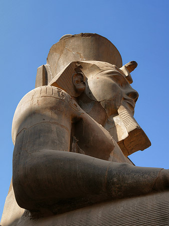 Fotos Statuen am Luxor Tempel