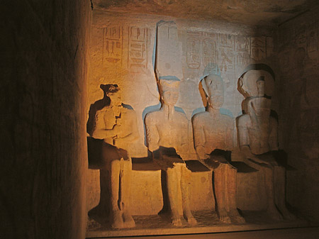 Foto Statuen - Abu Simbel