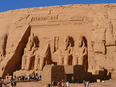 Foto Tempel mit Himmel - Abu Simbel