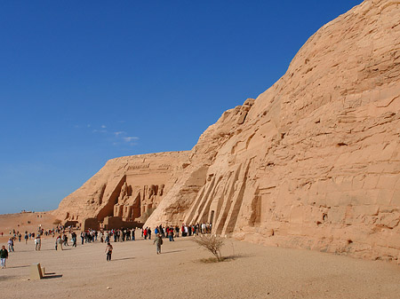 Foto Tempel mit Himmel - Abu Simbel