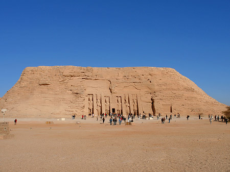 Fotos Tempel mit Himmel | Abu Simbel