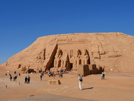 Fotos Tempel mit Himmel | Abu Simbel