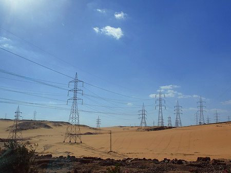 Foto Strommasten - Aswan