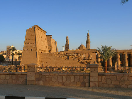 Foto Luxor Tempel bei Sonnenuntergang - Luxor