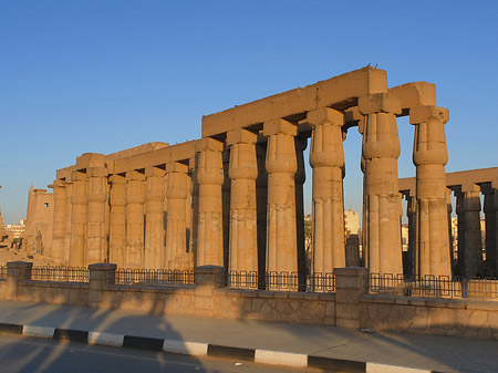 Foto Luxor Tempel bei Sonnenuntergang - Luxor