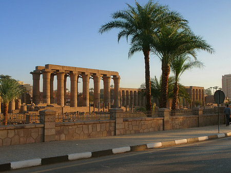 Foto Luxor Tempel bei Sonnenuntergang - Luxor