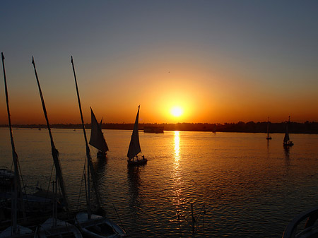 Foto Schöner Sonnenuntergang