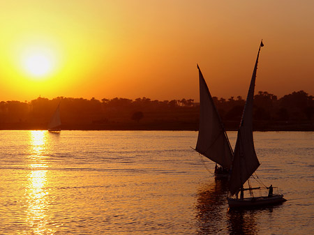 Foto Schöner Sonnenuntergang - Luxor