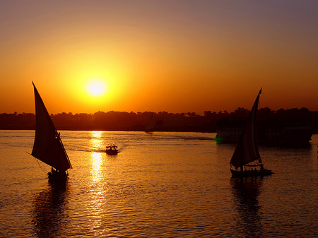 Foto Schöner Sonnenuntergang - Luxor