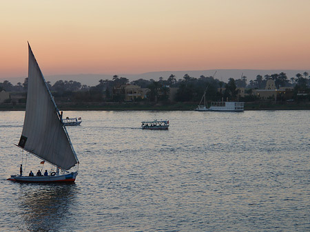 Foto Sonnenuntergang - Luxor