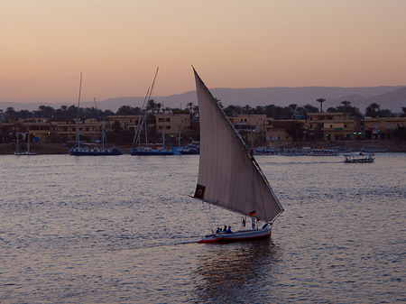 Foto Sonnenuntergang - Luxor