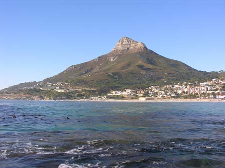 Foto Blick vom Strand auf das Meer - 